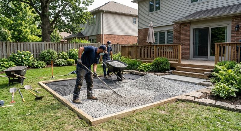 Gravel Patio Design Service